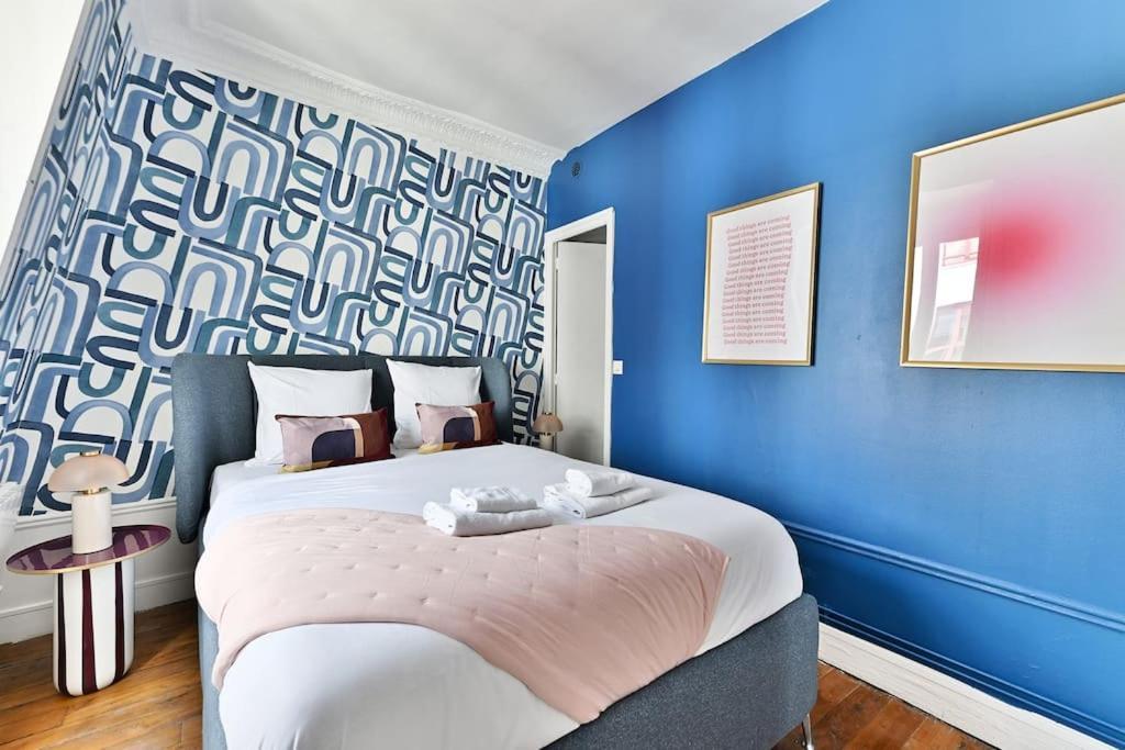 Paisible Centre De - Bleu Apartamento París